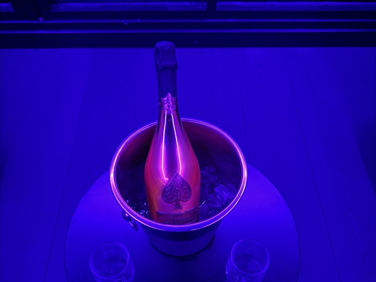 Champagne presentation for a VIP experience at Lace West Nyack